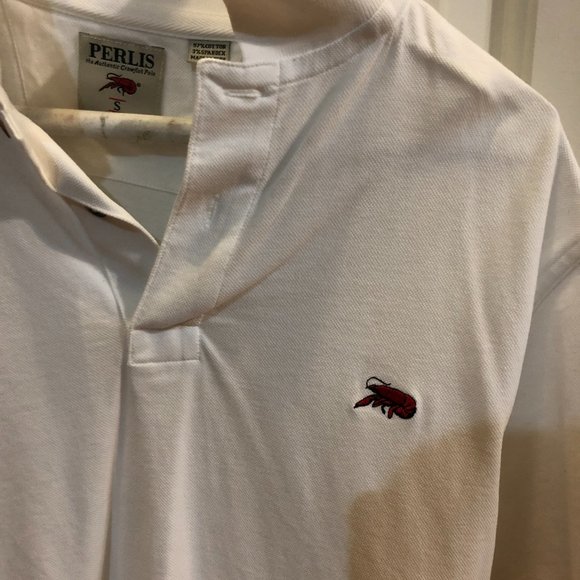 Perlis Crawfish Polo Shirt Small - Picture 2 of 3
